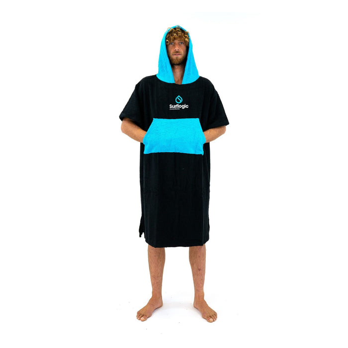 Poncho Noir-Cyan Surflogic 59802