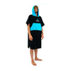 Poncho Noir-Cyan Surflogic 59802