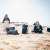 Poncho Noir-Cyan Surflogic 59802