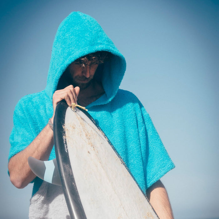Poncho Cyan-Gris Surflogic 59804