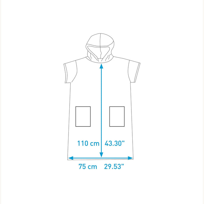 Poncho Kaki-Marine Surflogic 59809