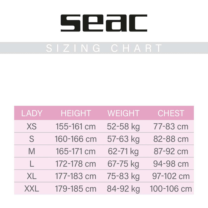 Combinaison étanche Warmdry Femme 4mm M Seac 6-2-M