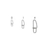 Snaps de spinning 10pcs №4 Expert Predator 60032