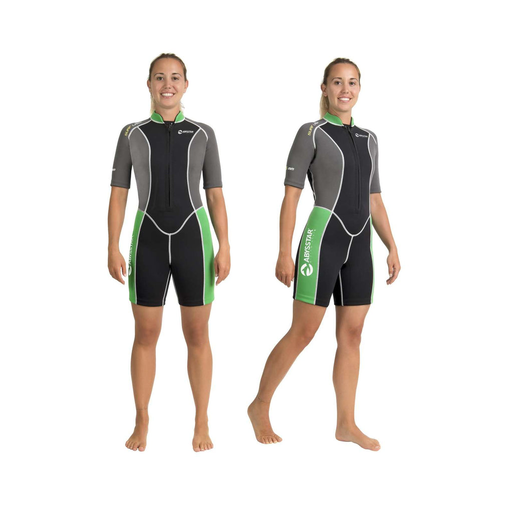 Wetshirt de snorkeling court Mer Printemps femme 2,5mm multicolore XS Abysstar 60200