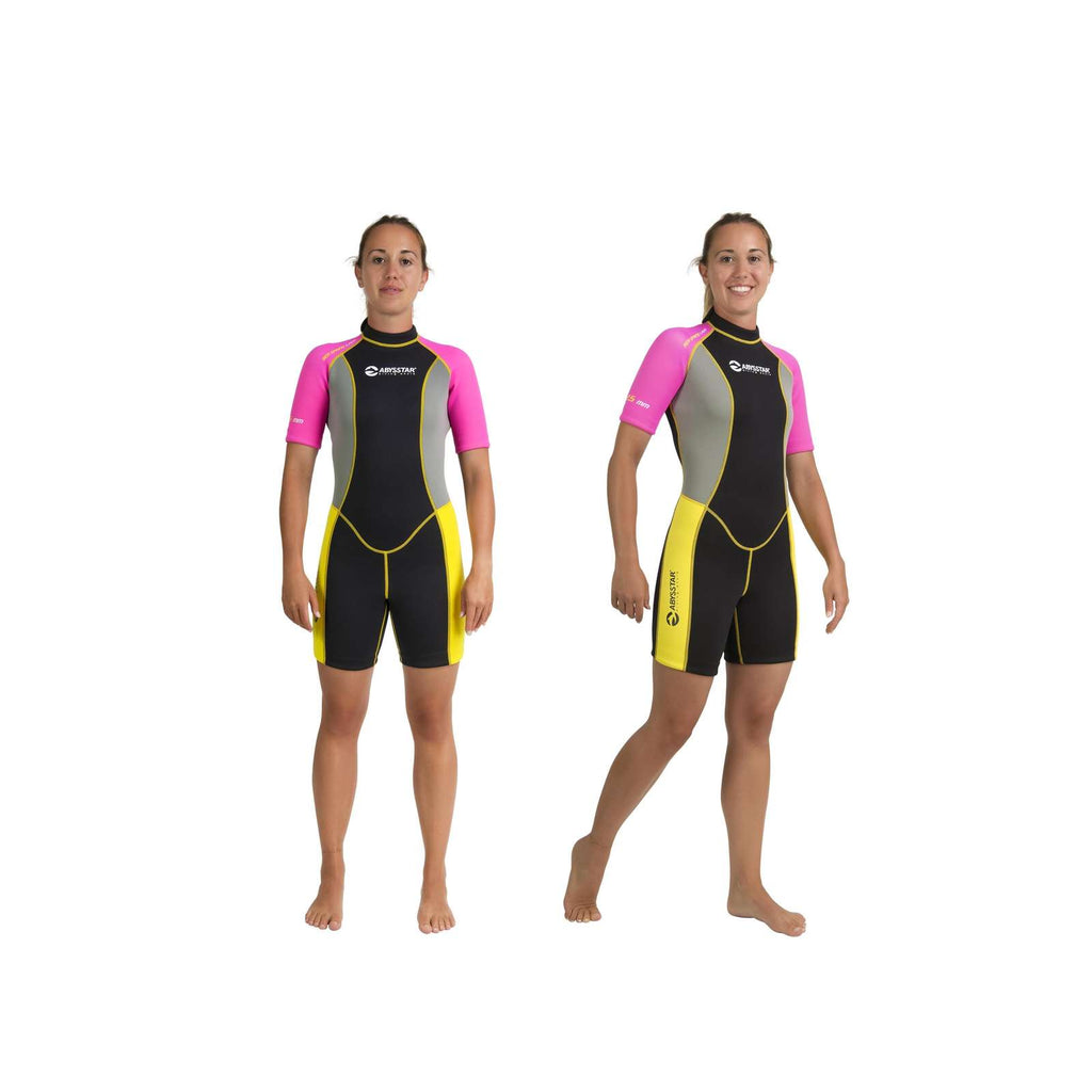 Wetsuit短 de plongée court homme 2,5 mm multicolore S Abysstar 60210