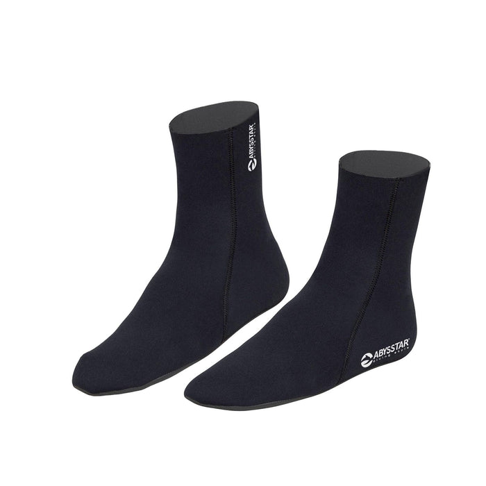 Chaussettes de plongée standard Néoprène 5mm Noir XS Abysstar 60250