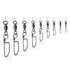 Pack de 4 émerillons avec snap acier inoxydable №1 Expert Predator 60455