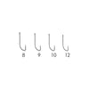 Hameçons de pêche H-260N en acier carbone cristal nickel n°12 20pcs Expert Predator 60662
