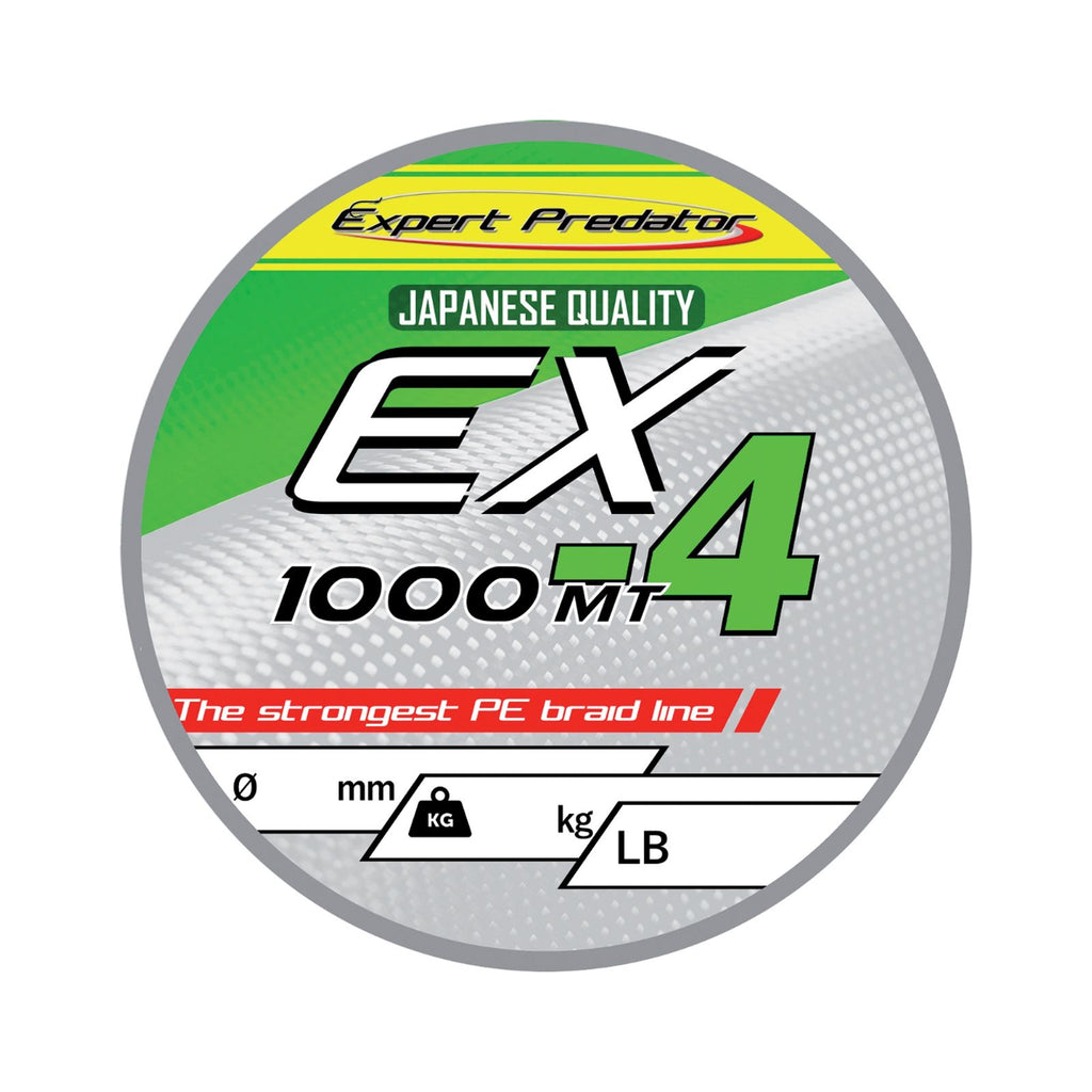 Fil tressé Ex-4 1000m 0,28mm Expert Predator 60700