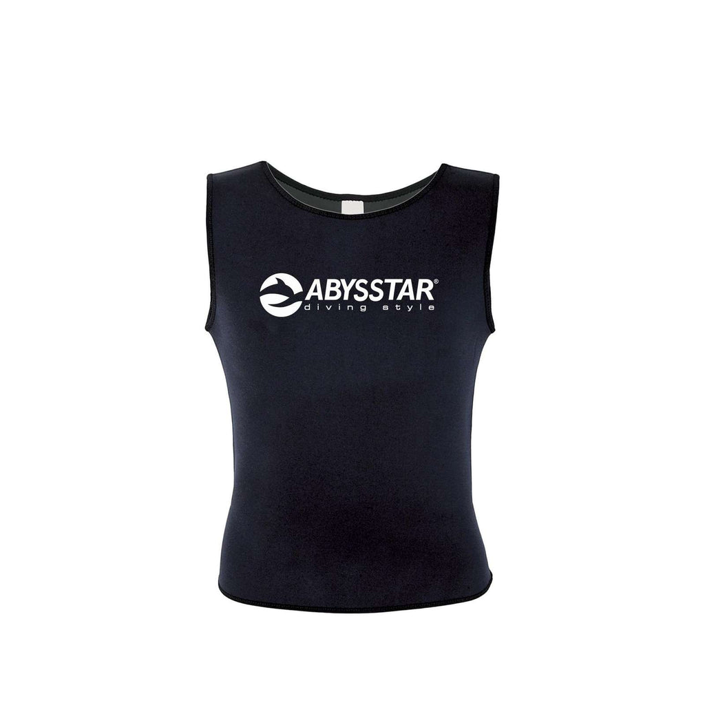 Sous-vêtement de plongée sans manches en nylon-smoothskin 2,5mm noire XXL Abysstar 62698