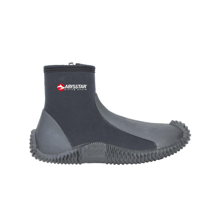 Bottes de plongée avec semelle 3mm Noir-Gris Taille 38 Abysstar 62921