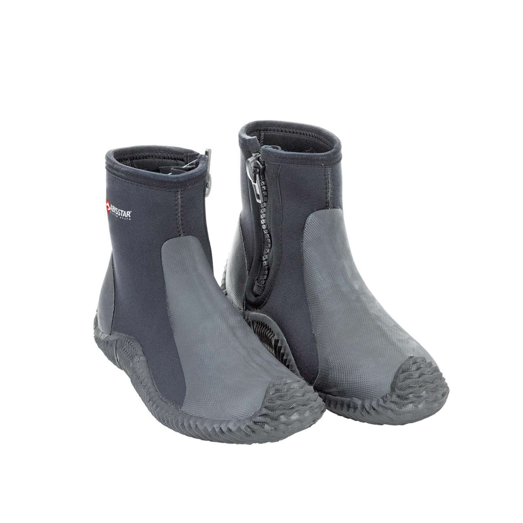 Bottes de plongée avec semelle 3mm Noir-Gris Taille 40 Abysstar 62923