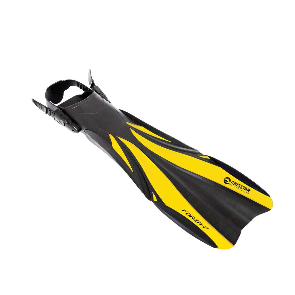 Palmes de Plongée Forza 7 Jaune 37-40-S-M Abysstar 62935YL
