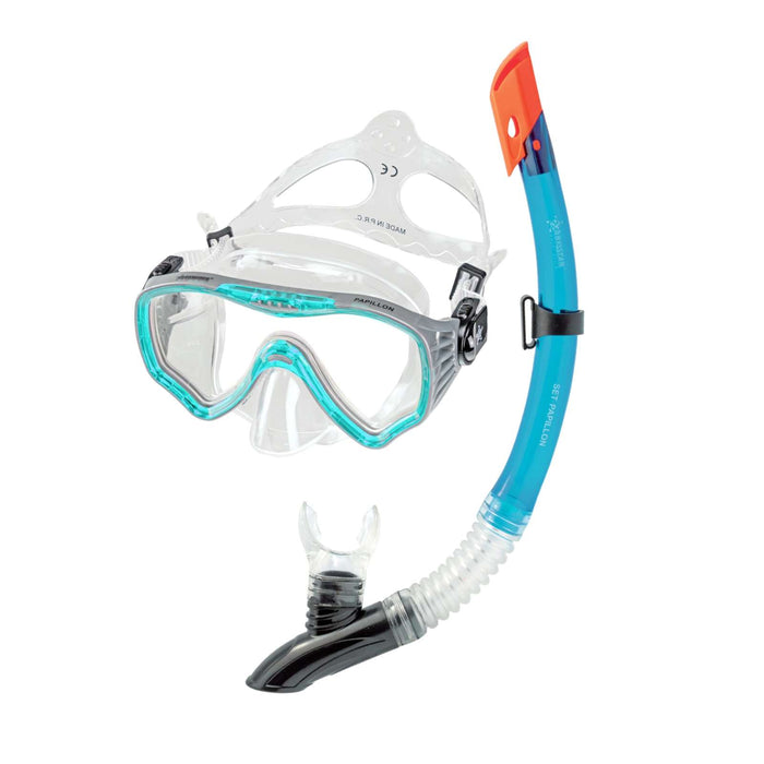Kit de snorkeling Papillon Clair-Marine Abysstar 62944MN