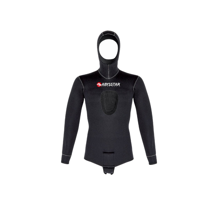 Combinaison de plongée Pacific Color à zip frontal homme 5mm noir-jaune S Abysstar 63020