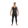Combinaison de plongée Pacific Color à zip frontal homme 5mm noir-jaune XL Abysstar 63023