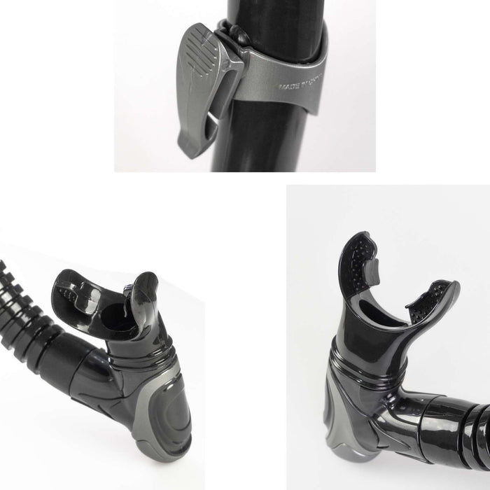 Tube de Snorkel Tekno Noir Abysstar 63044BK
