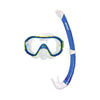 Kit de snorkeling Funny Enfants Transparent-Bleu Abysstar 63048BL