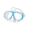 Masque de Plongée Snorkeling Ulisse Blanc-Bleu Abysstar 63056BL
