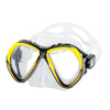 Masque de Plongée Vanity Transparent-Jaune Abysstar 63131YL