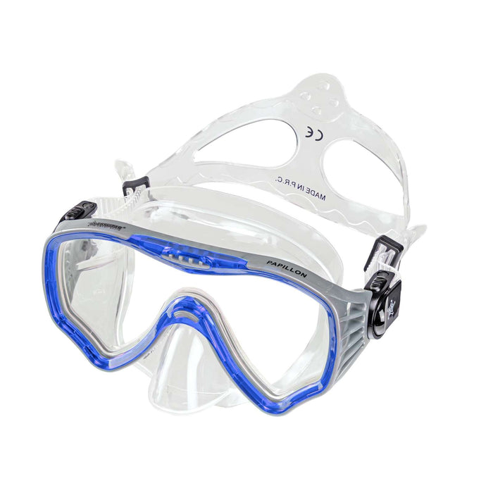 Masque de plongée Papillon Clair-Bleu Abysstar 63132BL
