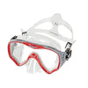 Masque de plongée Papillon Clair-Rouge Abysstar 63132RD