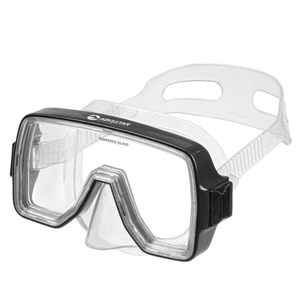 Masque de Plongée Mythos Transparent-Noir Abysstar 63183BK