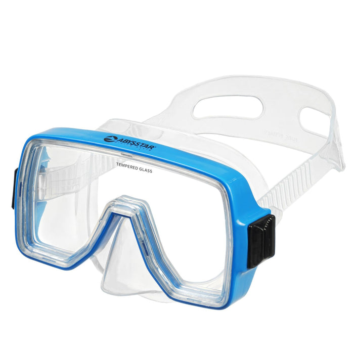 Masque de Plongée Mythos Transparent-Bleu Abysstar 63183BL