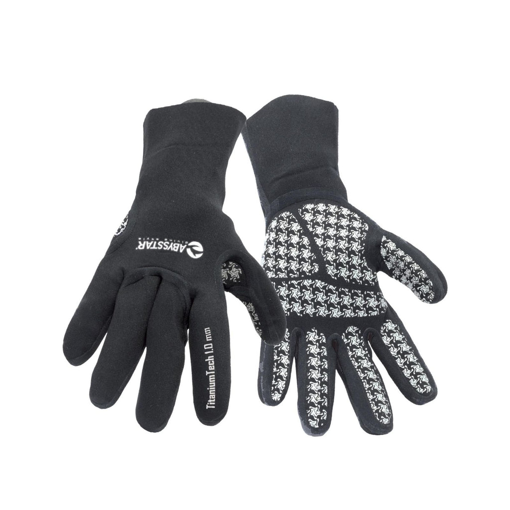 Gants de plongée Titanium Tech 1 mm noir L Abysstar 63247