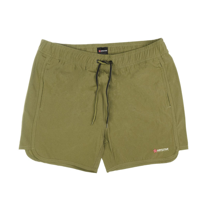 Short de bain Cuba 4 Way Stretch Homme Vert Armée L Abysstar 64003AG