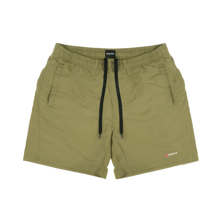 Short de bain Jamaïque Nylon Homme Vert Armée L Abysstar 64013AG