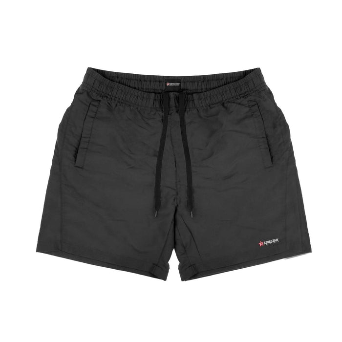Short de bain Jamaïque Nylon Homme Noir L Abysstar 64013BK