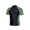 T-shirt de bain Malibu Lycra Homme Noir-Vert M Abysstar 64032