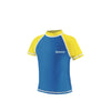 T-Shirt de Natation Tijuana Lycra Enfants Bleu-Jaune 8 Ans Abysstar 67043