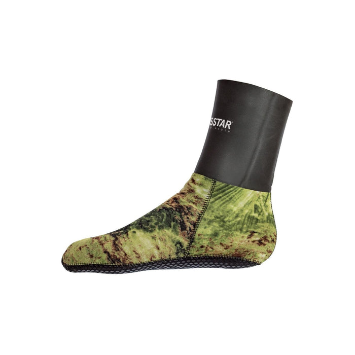 Chaussettes de Chasse Sous-Marine Mimetico Evo 3mm Camouflage-Vert M Abysstar 68057