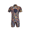 Combinaison Courte de Chasse Sous-Marine Sea Spring Homme 2,5mm Camouflage-Marron-Orange XXXL Abysstar 68154