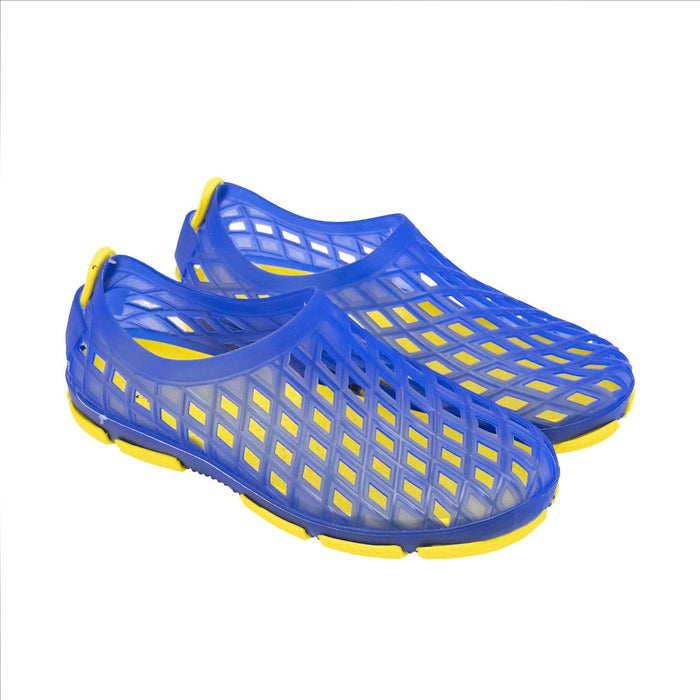 Chaussures de natation anatomiques tendance bleu-jaune taille 44 Abysstar 68164BLYL
