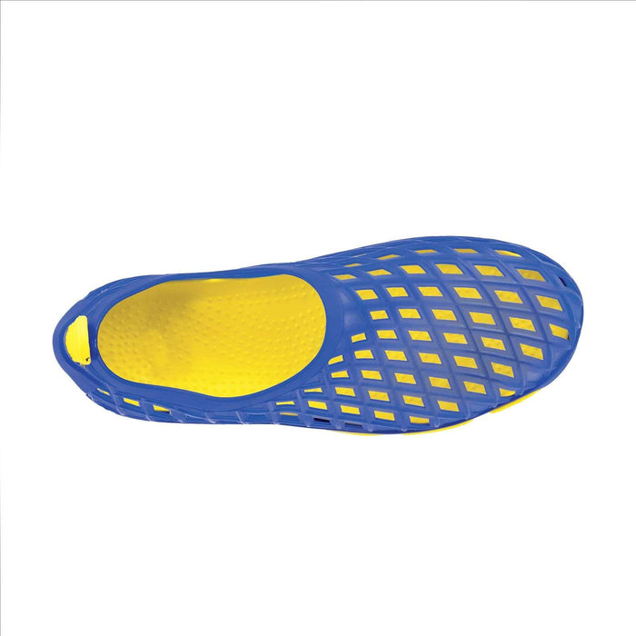 Chaussures de natation anatomiques tendance bleu-jaune taille 44 Abysstar 68164BLYL