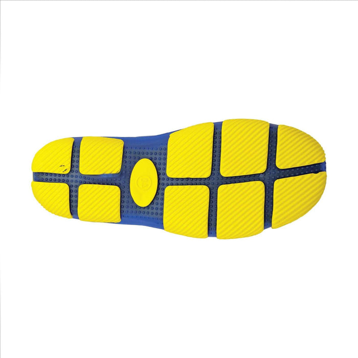 Chaussures de natation anatomiques tendance bleu-jaune taille 44 Abysstar 68164BLYL