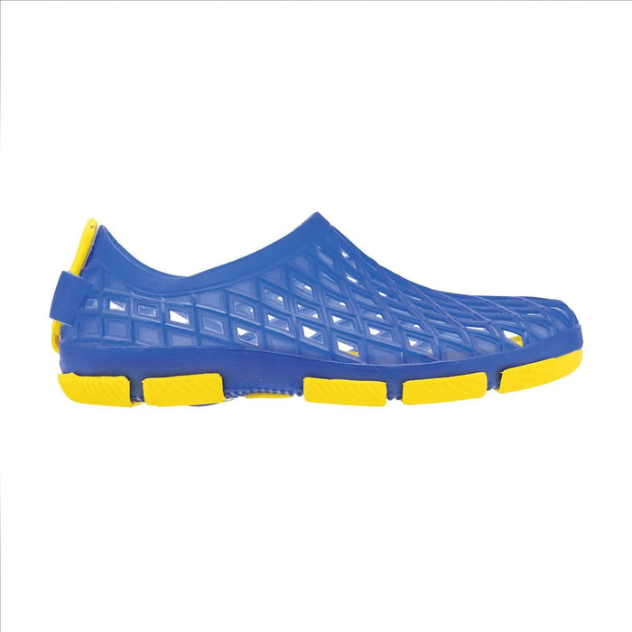 Chaussures de natation anatomiques tendance bleu-jaune taille 44 Abysstar 68164BLYL