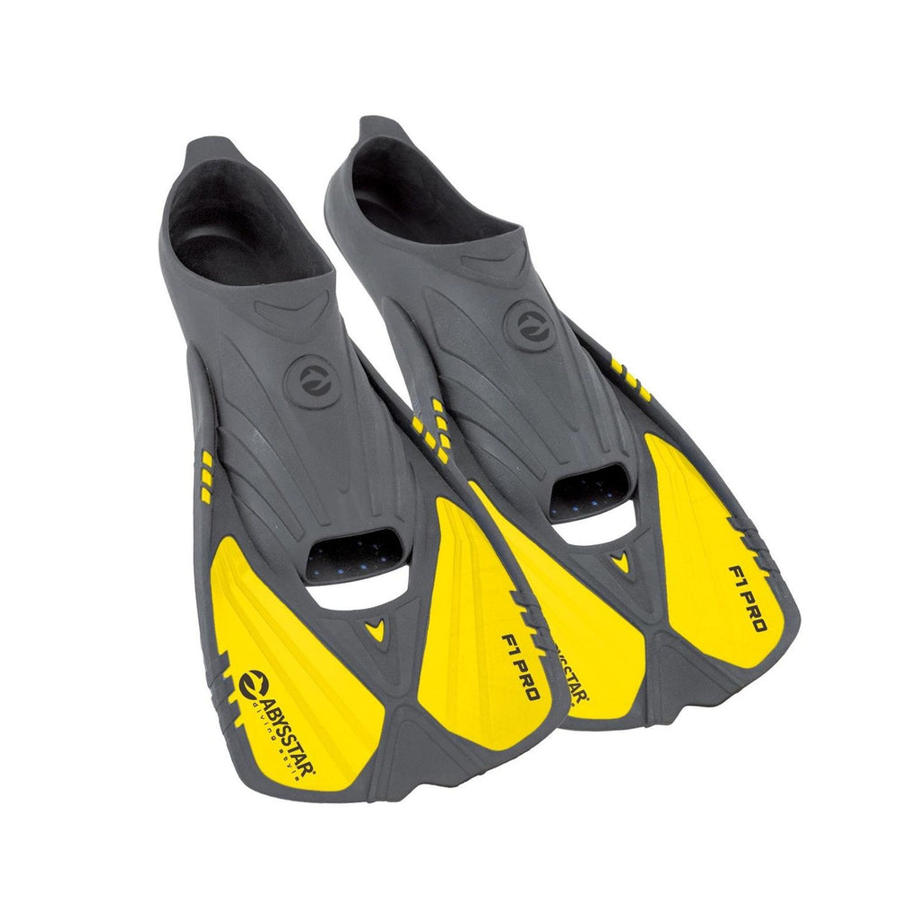 Palmes de snorkeling F1 Pro Jaunes 34-35 Abysstar 68201YL