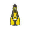 Palmes de snorkeling F1 Pro Jaunes 34-35 Abysstar 68201YL