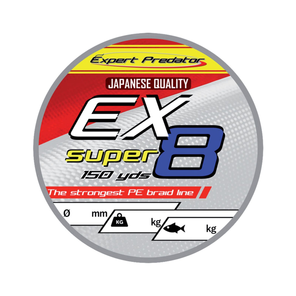 Fil tressé Ex-Super 8 300yd 29,5kg 0,30mm Expert Predator 69084
