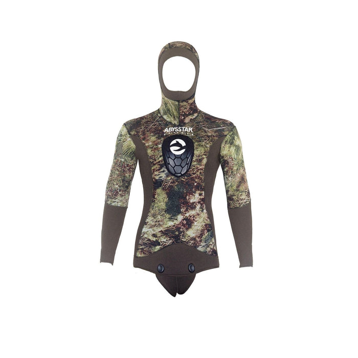 Combinaison de plongée en apnée Grouper Evo Homme 7 mm Camo-Green L Abysstar 69141