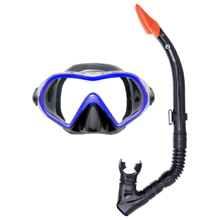 Kit de Snorkeling Dive Noir-Bleu Abysstar 69256BL