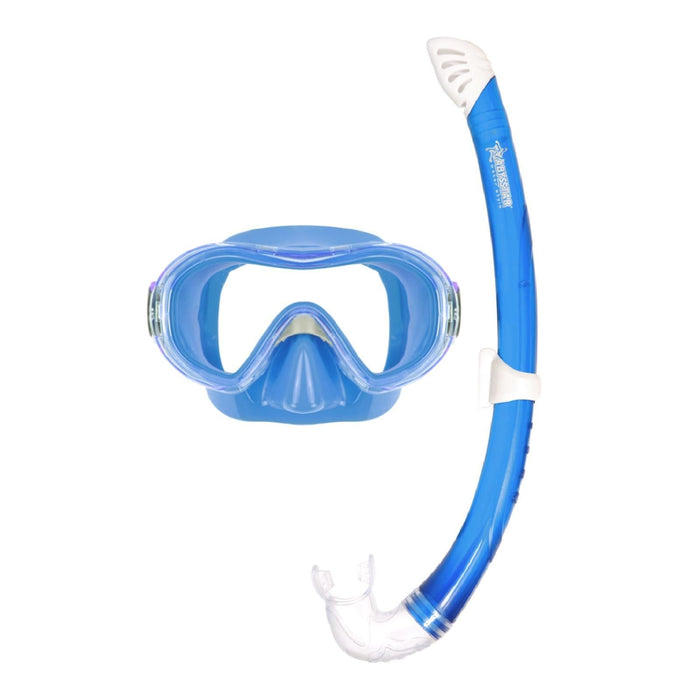 Kit de snorkeling Funny Enfants Couleur Bleu Abysstar 69260BL