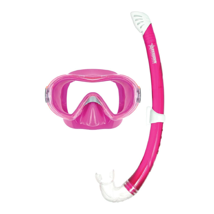 Kit de snorkeling Funny Enfants Couleur Rose Abysstar 69260PK