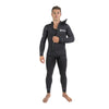 Combinaison de plongée entière Pacific Supreme Front Zip Homme 3 mm Noir S Abysstar 69435