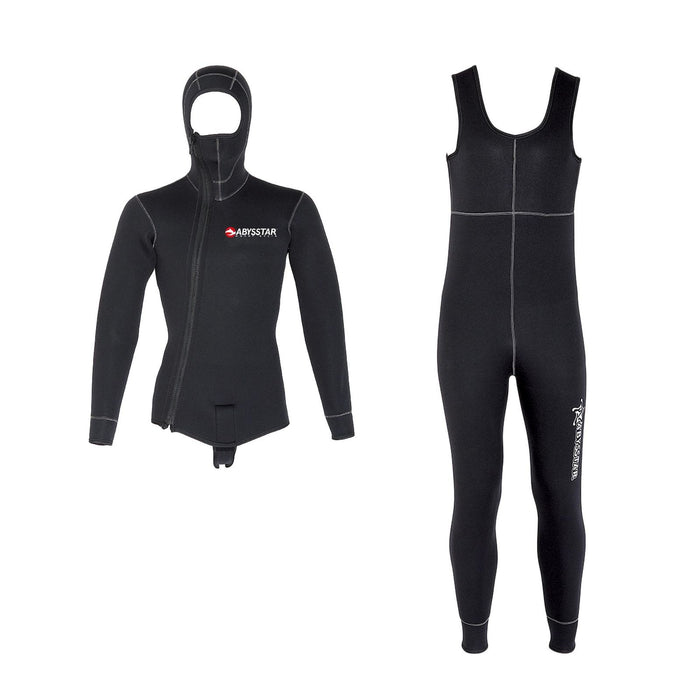 Combinaison de plongée entière Pacific Supreme Front Zip Homme 3 mm Noir S Abysstar 69435
