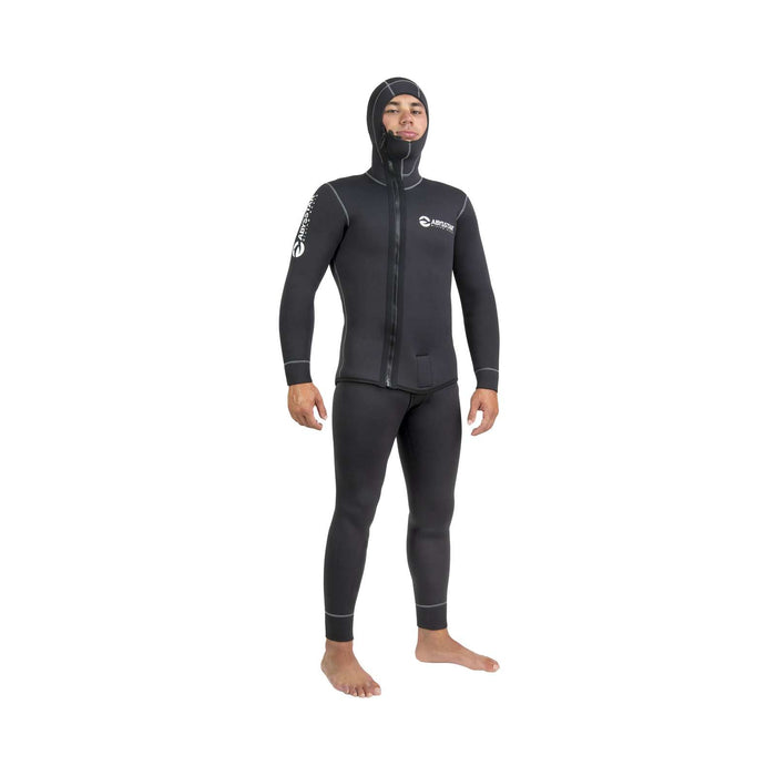 Combinaison de plongée entière Pacific Supreme Front Zip Homme 3 mm Noir XXL Abysstar 69439